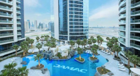 Damac luxury 3BR with Pool Gym & Burj Khalifa views